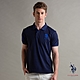 U.S. POLO ASSN. 美國馬球大馬花紗POLO衫-藏藍色 product thumbnail 1