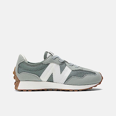 New Balance [PH327MS] 中大童 休閒鞋 經典 復古 W寬楦 NB 327 俐落 流行 穿搭 綠