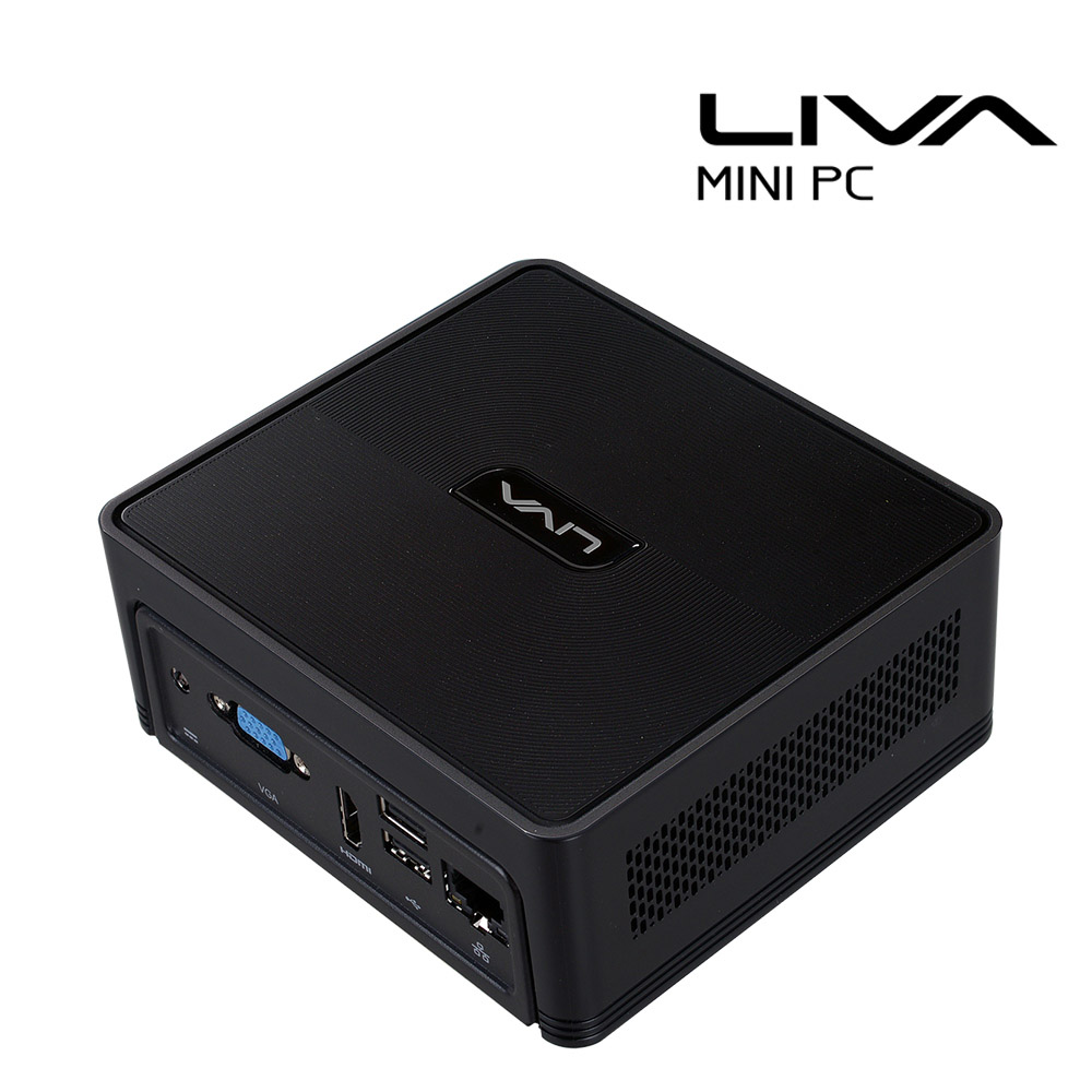 ECS精英電腦  LIVA Z2V 雙核零分貝迷你電腦(N4000/4G/32G/Win10h)Mini 桌上型電腦