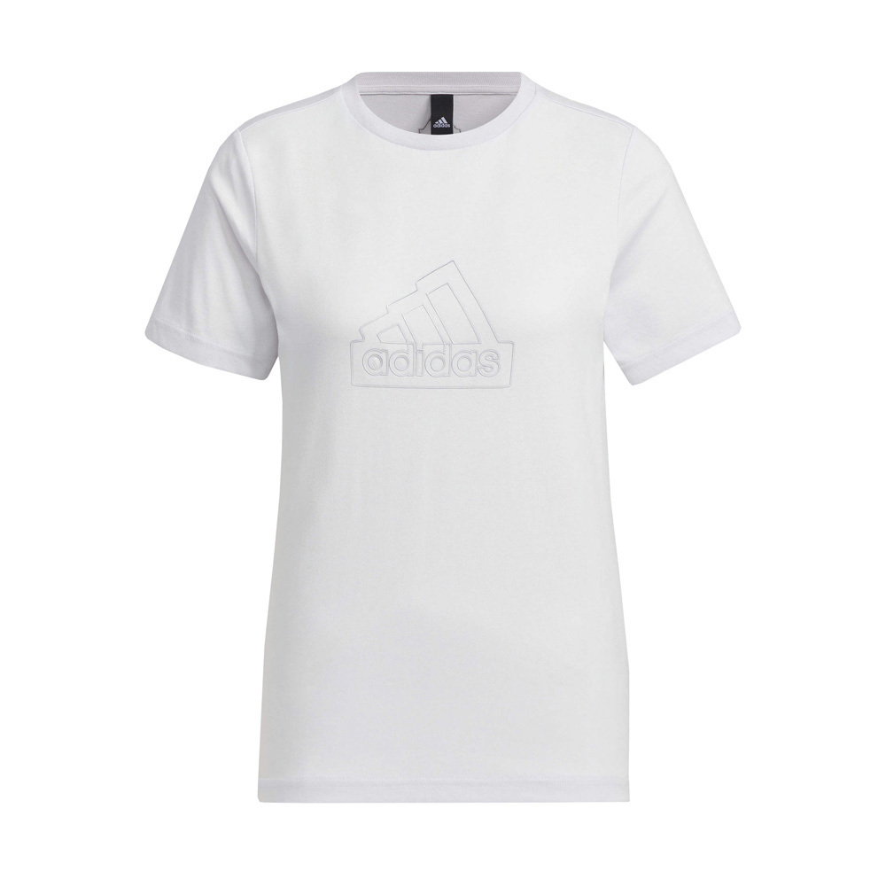 Adidas Tech Bos Tee [IM8838] 女 短袖 上衣 T恤 運動 訓練 休閒 棉質 日常 淺灰
