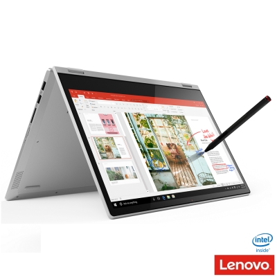 Lenovo IdeaPad C340 14吋翻轉筆電(觸控屏/4G/128G/鉑金灰)