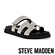 STEVE MADDEN-MAYVEN-CNR 鑽面魔鬼氈休閒H涼拖鞋-銀色 product thumbnail 1