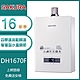 櫻花牌 DH1670F(LPG/FE式) 四季溫智慧水量強制排氣熱水器 16L 分段火排 智能恆溫 水量調節 桶裝 product thumbnail 1