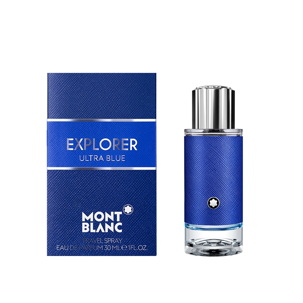 Mont Blanc萬寶龍 EXPLORER ULTRA BLUE探尋藍海男性淡香精 30ml