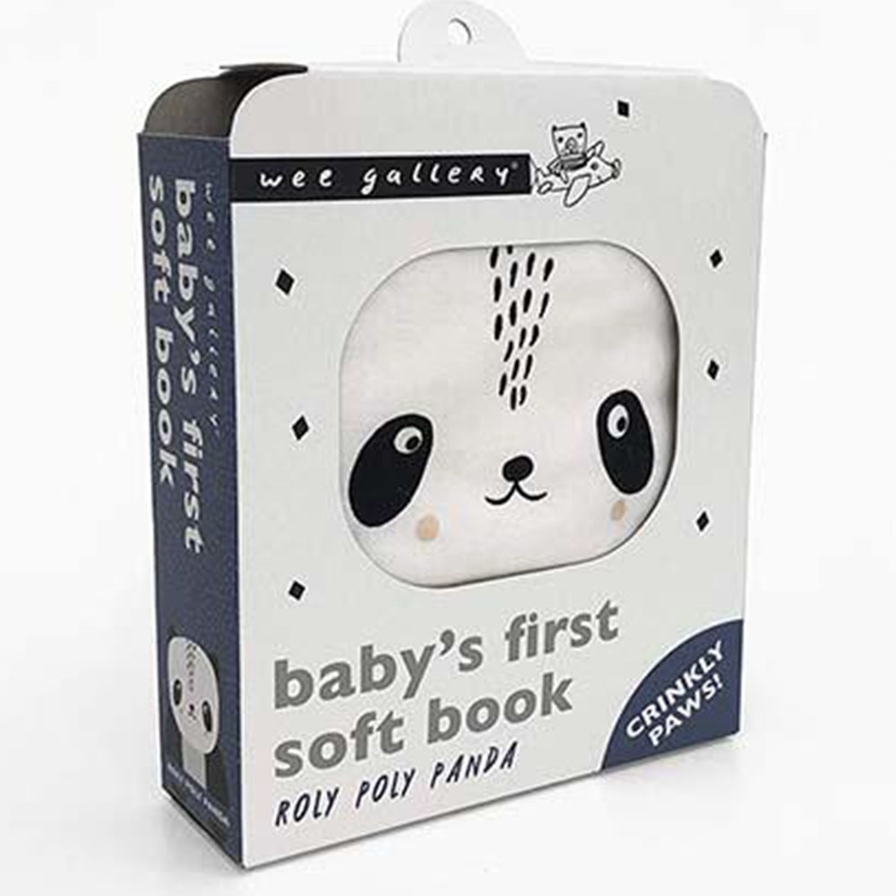 Wee Gallery Cloth Books：Roly Poly Panda 圓滾滾熊貓布書