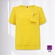 ILEY伊蕾 甜美亮色系斜領口造型雪紡上衣(黃色；M-XL)1232011133 product thumbnail 1