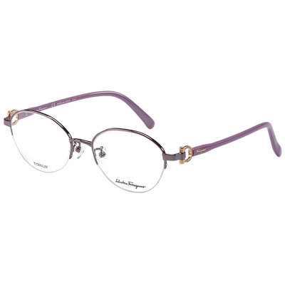 Salvatore Ferragamo 純鈦 水鑽 光學眼鏡(紫色)SF2544RA