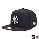 NEW ERA 9FIFTY 950 MLB WHITE ON 洋基 黑 棒球帽 product thumbnail 2