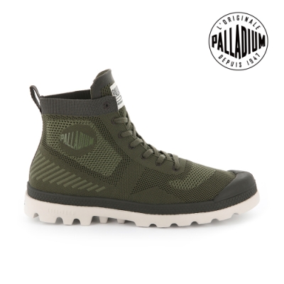 PALLADIUM PAMPA HI LITE K輕量針織靴-女-墨綠