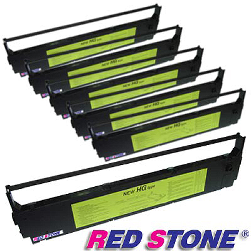 RED STONE for FUJITSU DL2600/ FUTEK F84黑色色帶組(1組6入) product image 1