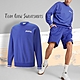 Puma 長袖上衣 Team Crew Sweatshirts 男款 ESO 瘦子 藍 羅紋 53969692 product thumbnail 1