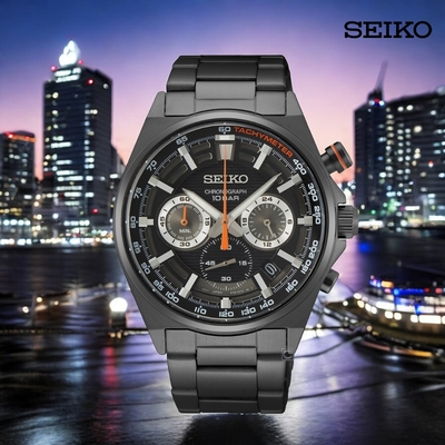 SEIKO 精工錶 競速三眼 計時腕錶 男錶 指針錶 禮物-8T63-00T0SD/SSB399P1_SK043