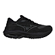 MIZUNO WAVE RIDER 27 SSW SW 女慢跑鞋-4E-寬楦 J1GD237752 黑灰 product thumbnail 1