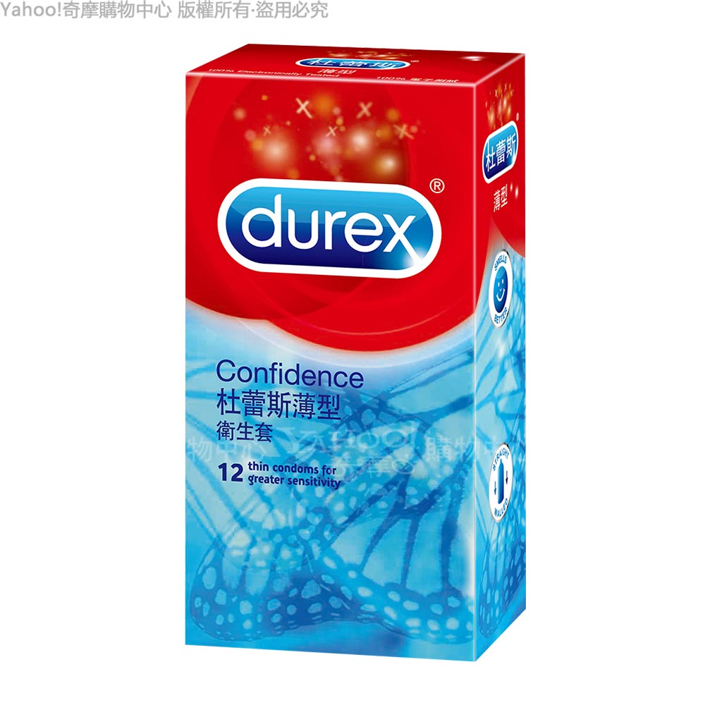 【Durex杜蕾斯】 薄型 保險套 12入裝x3盒