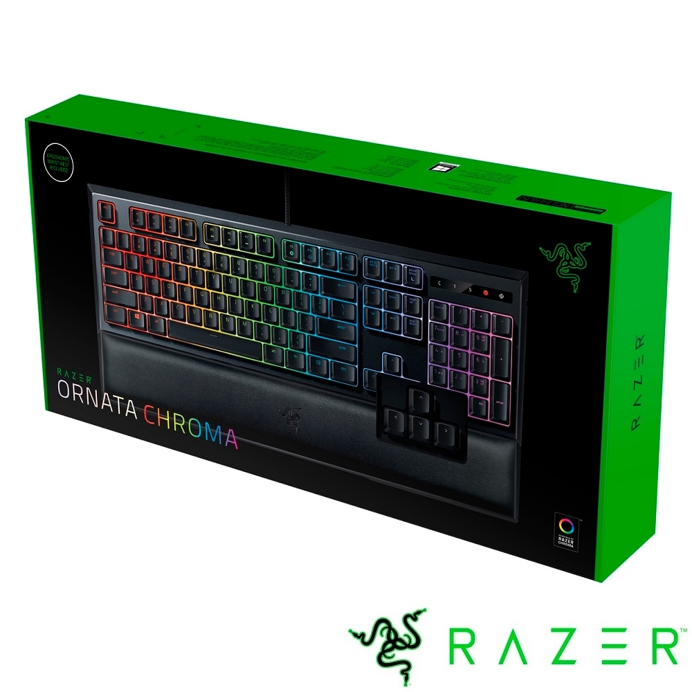 Razer Ornata Chroma 雨林狼蛛幻彩版 機械式薄膜電競鍵盤