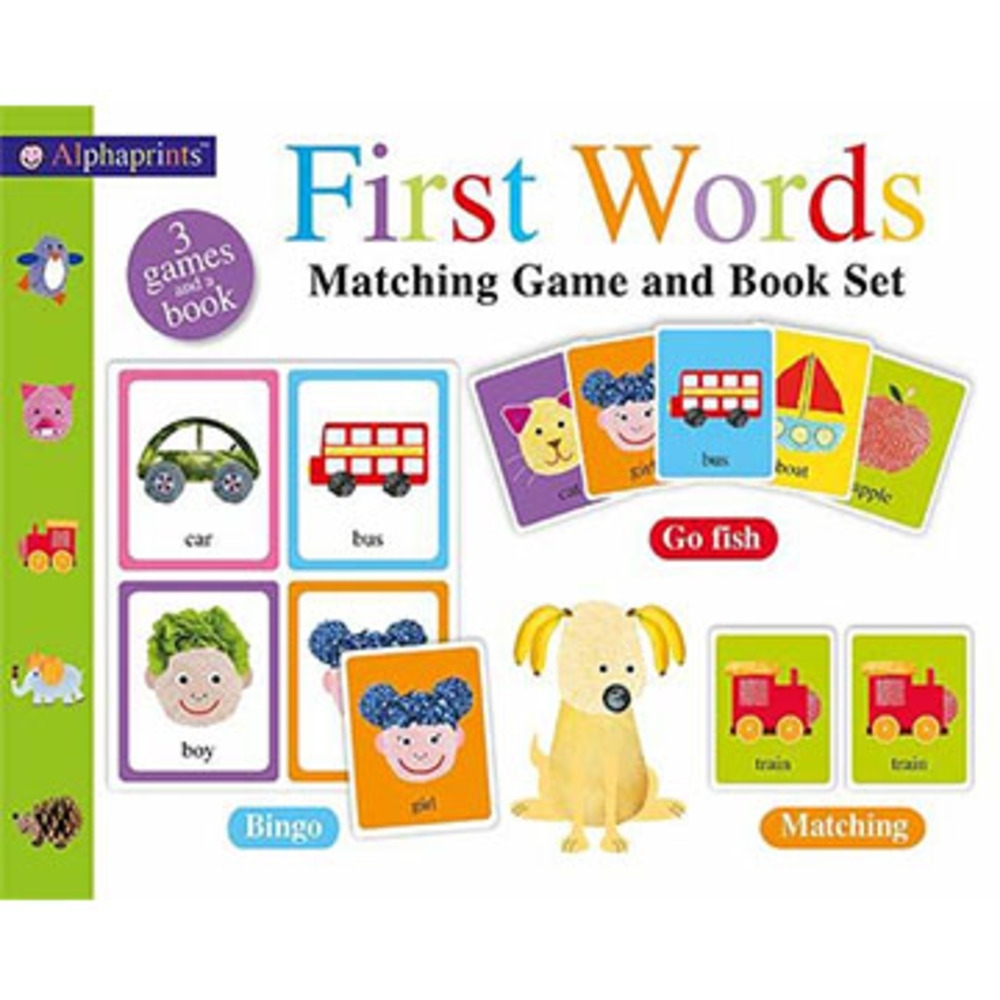 First Words Matching Game and Book Set (美國版)