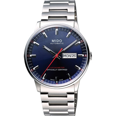 MIDO 美度 官方授權 Commander II 天文台認證機械錶 新春送禮-40mm M0214311104100