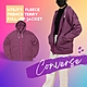 Converse 連帽外套 Utility French Terry 男女款 紫 內刷毛 抽繩 雙向拉鍊 長袖 10022002A05 product thumbnail 1