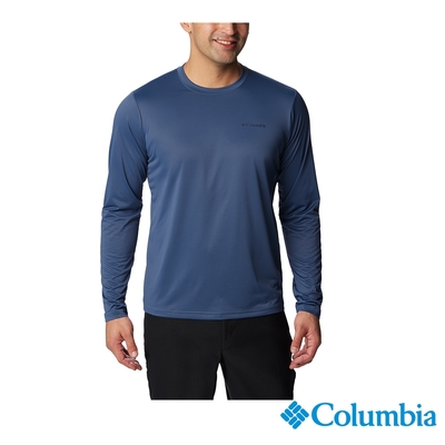Columbia 哥倫比亞 男款 Omni-Wick 快排長袖上衣-墨藍 UXO56910IB/HF