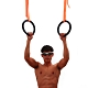 體操吊環運動健身引體向上+束帶套組.ABS高韌度懸吊訓練倒掛肌肉筋膜伸展拉環健身器材 product thumbnail 1