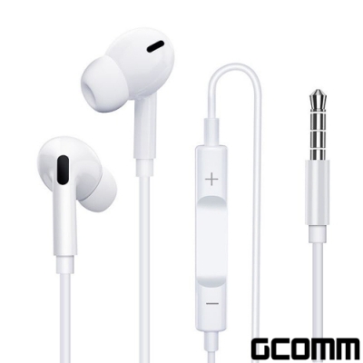 GCOMM iPhone Android 入耳式隔音降噪低音立體耳機(含線控麥克風)