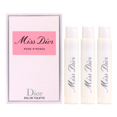 Dior迪奧 Miss Dior 漫舞玫瑰淡香水1ml 針管 * 3入組