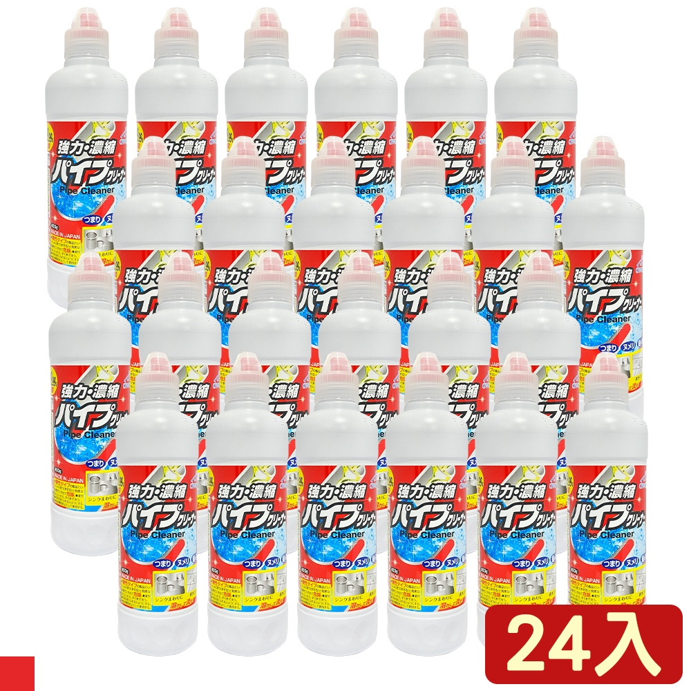 日本 火箭石鹼 水管疏通劑 450ml 24入組 箱購