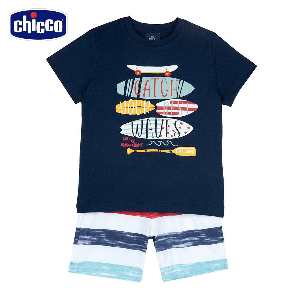 chicco-TO BE B-划槳短袖套裝 C