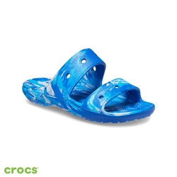 Crocs 卡駱馳 (中性鞋) 經典大理石紋涼鞋-207701-4LB