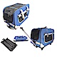 摩達客 氣質型可折疊多功能大型寵物拉桿箱籠(藍色/四輪/可拆式拉桿拖板) product thumbnail 1