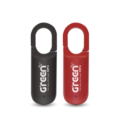 【GREENON】指紋掛鎖 智慧指紋鎖 USB充電式 行李箱安全鎖 置物櫃防盜鎖