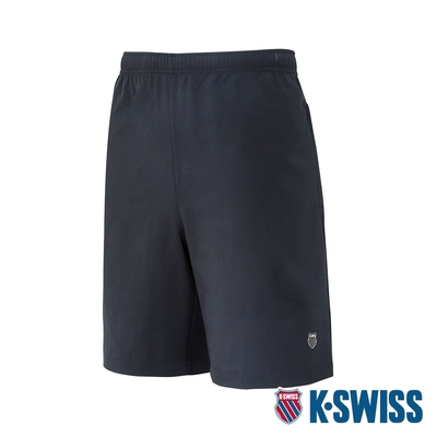 K-SWISS PF Woven Shorts 運動短褲-男-黑
