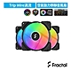 【Fractal Design】Aspect RGB 12cm 散熱風扇-黑-三入包裝 product thumbnail 1