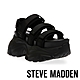 STEVE MADDEN-VOLTZER 魔鬼氈厚底休閒涼鞋-黑色 product thumbnail 1