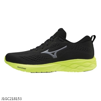 MIZUNO WAVE REVOLT 2 男 跑步鞋 黑黃-J1GC218153