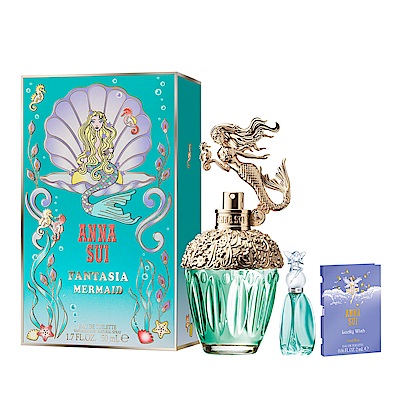 ANNA SUI 童話美人魚淡香水50ml (贈隨機小香+針管*1)