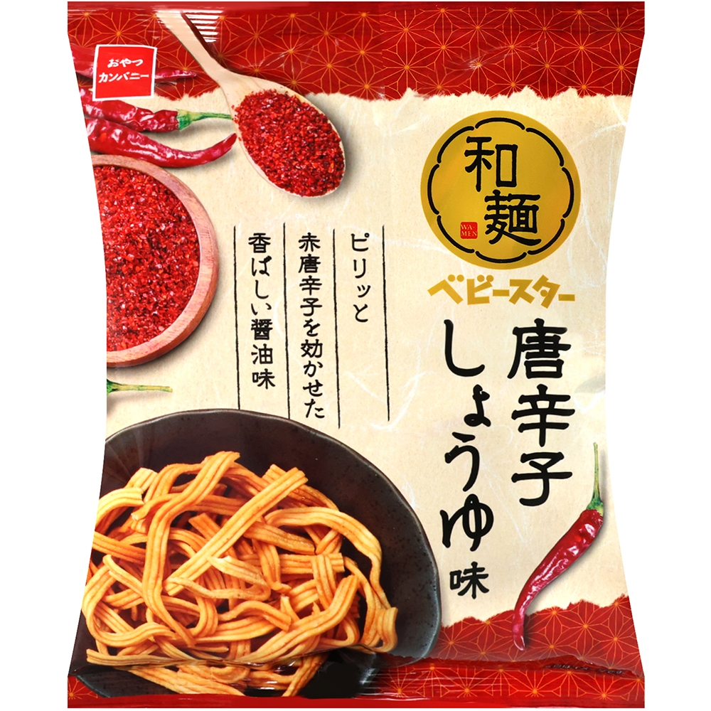 雅子OYATSU 辣味醬油風味點心麵 56g