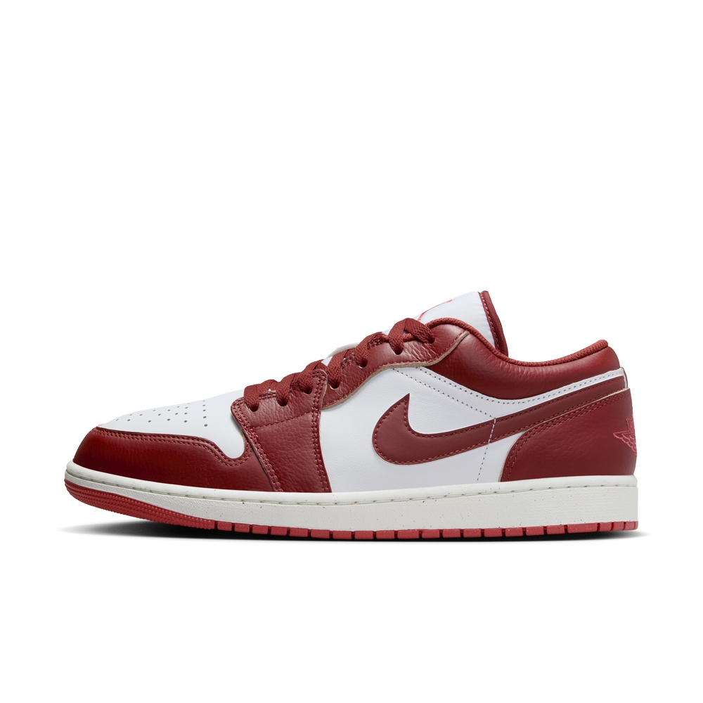 NIKE AIR JORDAN 1 LOW SE 男運動籃球鞋-白紅-FJ3459160