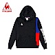 le coq sportif 法國公雞牌Solotex長袖連帽T恤 女-黑 product thumbnail 1