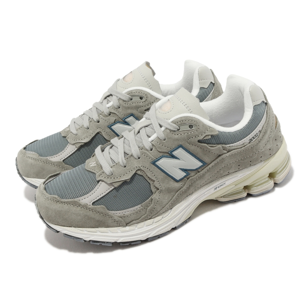 New Balance 休閒鞋2002R 男鞋JP 鞋皇配色復古綠藍仿舊舒適經典NB