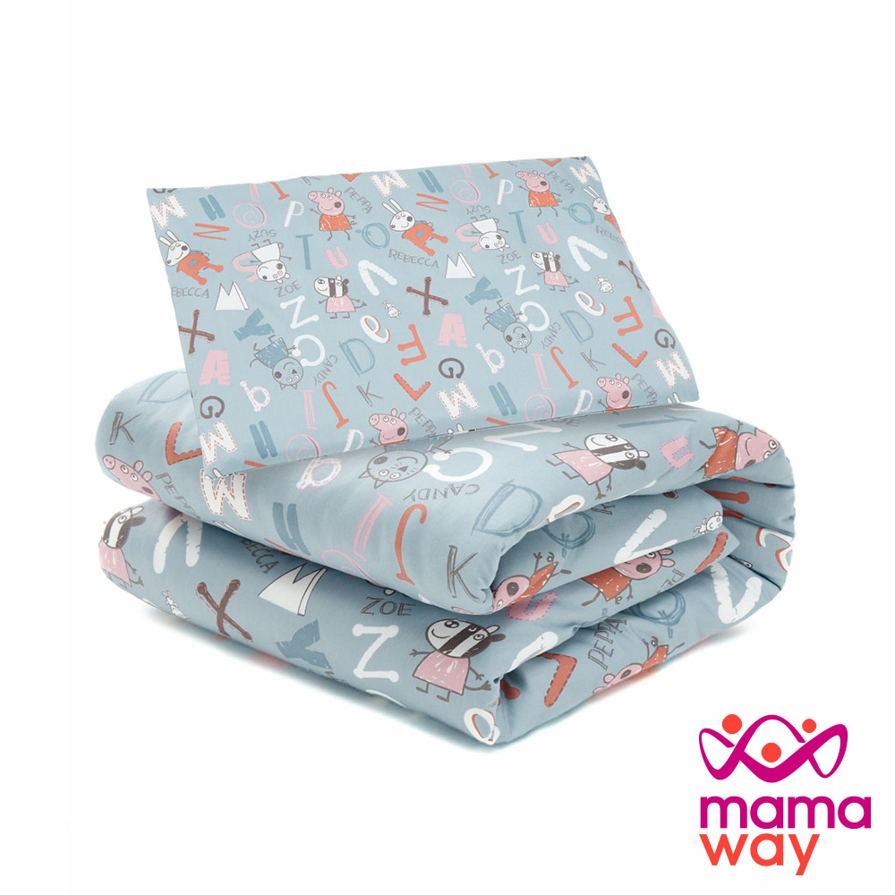 【mamaway 媽媽餵】調溫抗菌安撫涼被(佩佩豬)—睡袋組適用