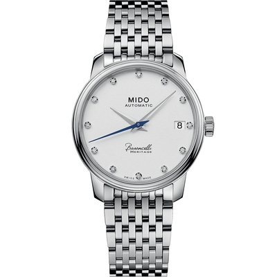 MIDO美度 官方授權 Baroncelli Heritage 纖薄機械女錶-M0272071101600