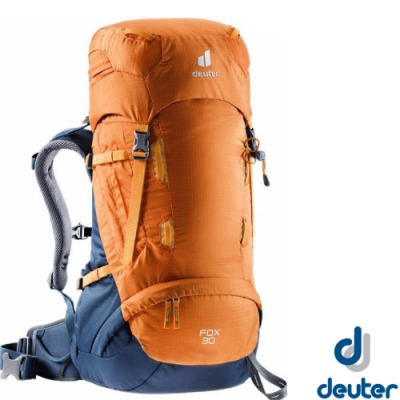 deuter fox 30+4l 專業輕量拔熱透氣背包_芒果黃/暗藍