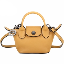 LONGCHAMP Le Pliage Cuir 超迷你 可拆背帶小羊皮斜背