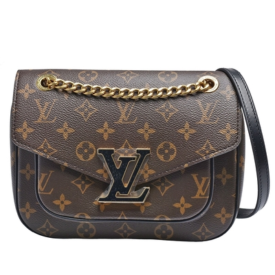 LV M45592經典PASSY系列Monogram帆布肩/斜背包