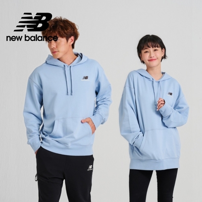 【New Balance】 抽繩前口袋連帽長袖上衣_中性_天空藍_UT21500LAY