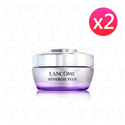 LANCOME蘭蔻 超緊顏白金緊緻抗痕眼霜15ml*2(TESTER版)有盒