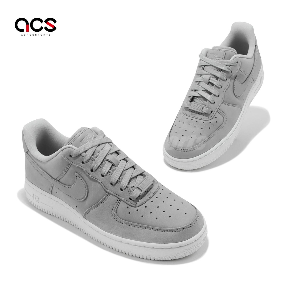 Nike 休閒鞋Wmns Air Force 1 PRM MF Wolf Grey AF1 女鞋淺灰DR9503