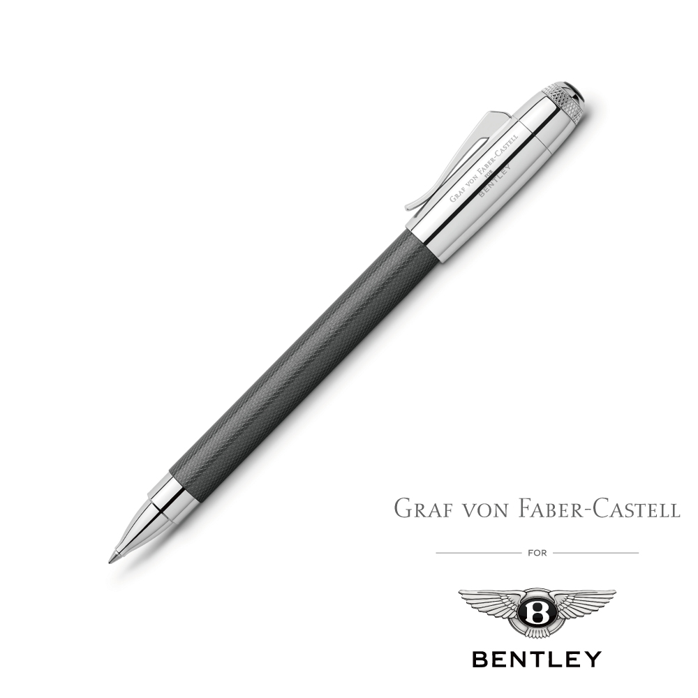 GRAF VON X BENTLEY 賓利限量聯名款 鋼珠筆(銀鎢)