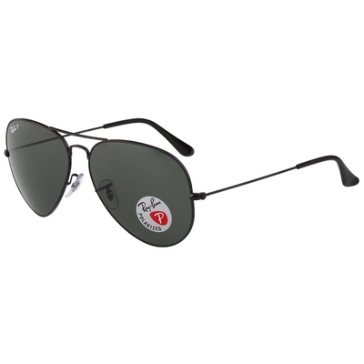 RAY BAN 偏光 太陽眼鏡(黑色)RB3025-002#58